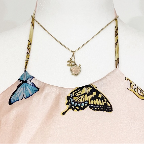 ❌SOLD❌RARE Vintage CHANEL Gold 10P CC Necklace - Picture 2 of 8